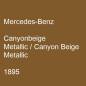 Preview: Mercedes-Benz, Canyonbeige Metallic / Canyon Beige Metallic, 1895.